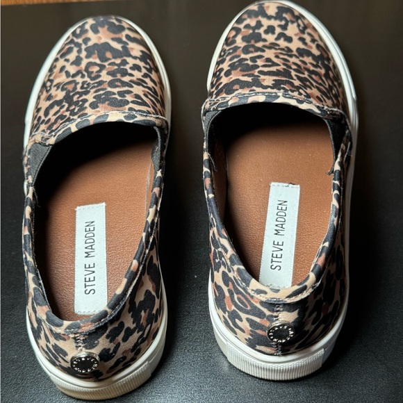 Steve Madden Symba Leopard Slip-On Sneakers Women’s 6.5 - Picture 7 of 12
